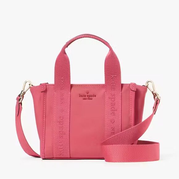 Kate Spade Purse Crossbody Kip Nylon Mini Tote Bag - Picture 7 of 10